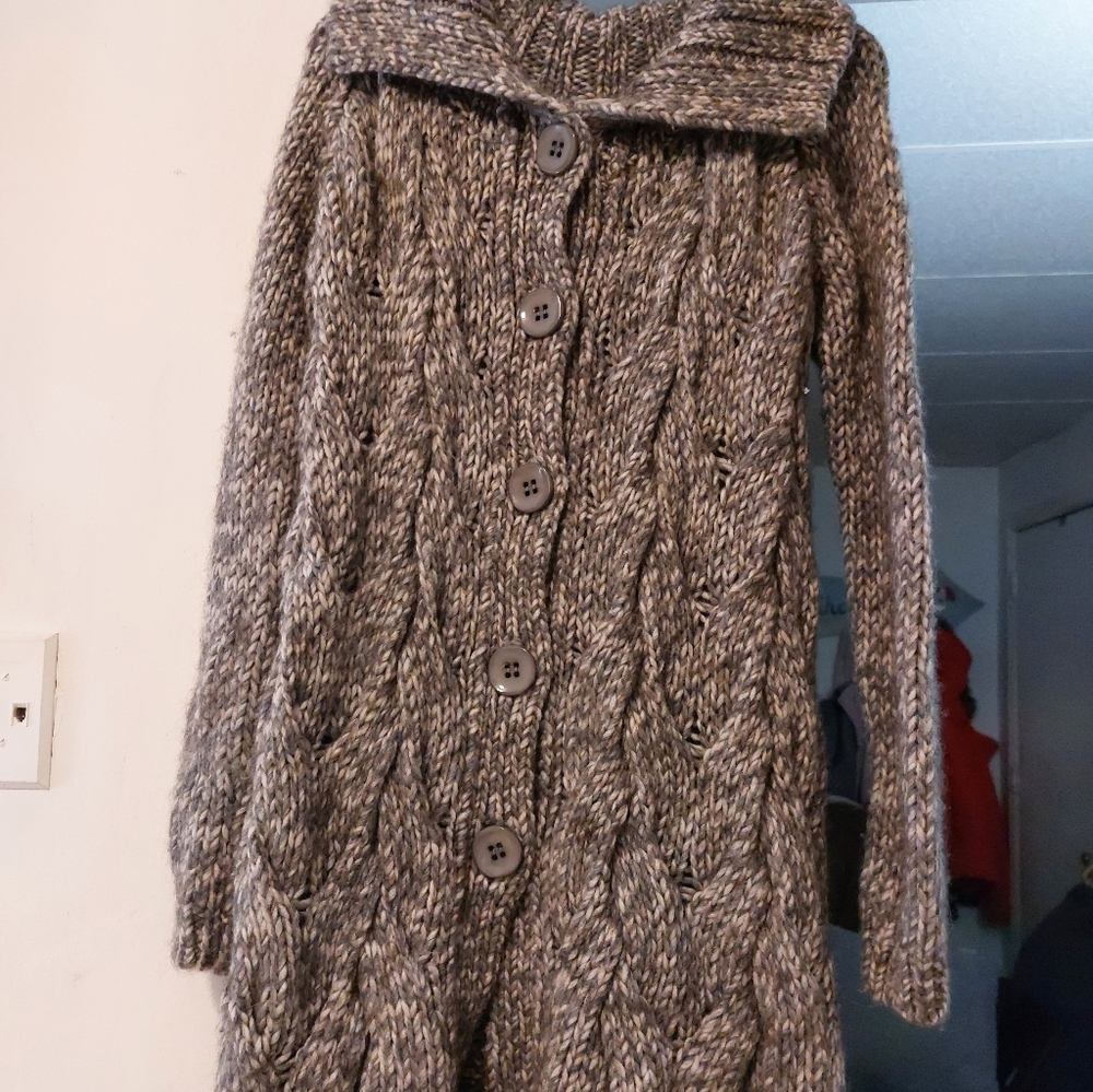 Maryline Italian Duster Cardigan Small